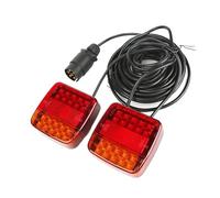 car tail lights Rear Towing Tail Light 12V 24V 10m 7 Pin Trailer Universal Brake Stop Lamp License Number Plate Reflector Waterproof