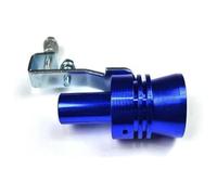 Car Tail Pipe Car Turbo Whistle Modified Exhaust Pipe Sounder Sound Simulator Parts Tail Throat(Blue L Size)