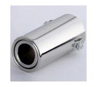 Car Tail Pipe Exhaust Tip Silver FOR Diameter 50mm Stainless Steel Car Chrome Exhaust Pipe Tip Muffler Trim Tail Tube Exhaust End Pipe(SR1)