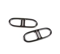 Car Tail Throat Exhaust Pipe For Mercedes For Benz GLA/GLB Class H247 2020-2023 Muffler Tip Frame Cover Trim Sticker HUQMDIE(Black)