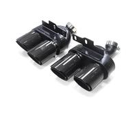 Car Tail Throat For A6 A7 C8 2019 2020 2021 Carbon Fiber Quad Outlet Muffler Tips Exhaust Pipe Nozzles(Carbon Fiber 1)