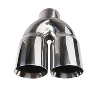 Car Tail Throat Tail Pipe 5 Inch Car Dual Exit Exhaust Tip Stainless Steel Weld On Heavy Duty Muffler For Pickup Truck Durability