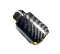 Car Tail Throat Tail Pipe For Benz Carbon Muffler Tip Exhaust System Universal Stainless Gold Mufflers Pipe 1Piece(ID 48mm-OD 76mm)