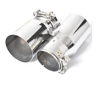 Car Tail Throat Tail Pipe For Mazad Stainless Steel Universal Exhaust System End Pipe Car Single Straight Muffler Tip 1Piece(ID 54 OD 89 MM)