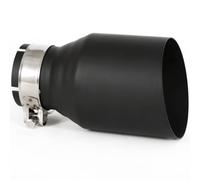 Car Tail Throat Tail Pipe Stainless Steel Exhaust System End Pipe, Universal For Car Muffler Tip Modification 1Piece(57MM IN 114MM OUT)