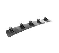 Car Tail Wing 2 Piece Universal Car Rear Bumper Lip Diffuser 5-Fin Shark Fin Style Car Black Bumper For A4 B8 A3 Q5 Rear Bumper Diffuser(Carbon Fiber Look)