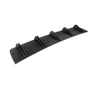 Car Tail Wing 2 Piece Universal Car Rear Bumper Lip Diffuser 5-Fin Shark Fin Style Car Black Bumper For A4 B8 A3 Q5 Rear Bumper Diffuser(Matte Black)