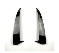 Car Tail Wing 2piece 2014-2019 For Benz C Class W205 4 Door For Amg Rear Bumper Lip Spoiler Vent Cover ABS Gloss Black Carbon Fiber Rear Bumper Diffuser(Gloss Black)