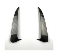 Car Tail Wing 2piece 2014-2019 For Benz C Class W205 4 Door For Amg Rear Bumper Lip Spoiler Vent Cover ABS Gloss Black Carbon Fiber Rear Bumper Diffuser(Carbon Fiber)
