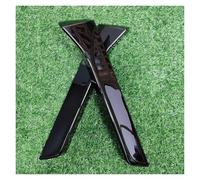 Car Tail Wing 2piece Car Window Trim Lip Spoiler For Seat For Leon 5F Mk3 MK3.5 Roof Wing Side For Edge Tail Flap Rear Vertical Rear Bumper Diffuser(Gloss Black)