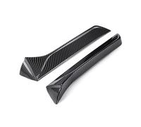 Car Tail Wing 2piece Car Window Trim Spoiler For 2012-2020 For SEAT For LEON MK3 Hatchback (5 Door Only) Rear Roof Wing Tail Flap Vertical Spoiler Rear Bumper Diffuser(Carbon Fiber Look)