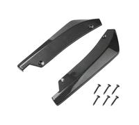 Car Tail Wing 2piece Rear Bumper Lip Wrap Angle Diffuser Splitter Canard Spoiler Protector For VW For Golf Mk8 MK7 MK7.5 MK6 MK5 For GTI For GTD For GTE R For Line Rear Bumper Diffuser(Carbon Fiber)