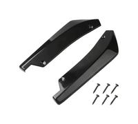 Car Tail Wing 2piece Rear Bumper Lip Wrap Angle Diffuser Splitter Canard Spoiler Protector For VW For Golf Mk8 MK7 MK7.5 MK6 MK5 For GTI For GTD For GTE R For Line Rear Bumper Diffuser(Black)