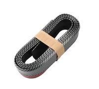 Car Tail Wing Carbon Fiber Universal Rubber Car Front Bumper Lip Protector Spoiler Side Skirt Splitter Strip Sticker Exterior Accesories Rear Spoiler Wing(Black)