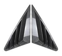 Car Tail Wing For A3 8Y Sedan 2021 + Car Rear Spoilers Glossy Car Triangle Louver Shark Gill Shaped Rear Window Decorative Window Vent Stickers
