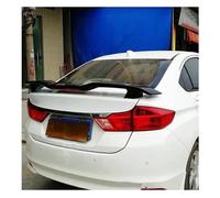 Car Tail Wing For City 2015-2018 With LED Lights Rear Trunk Lid Boot Ducktail Lip Spoiler Wings Black Carbon Car Tuning Rear Spoilers(Glossy Black)