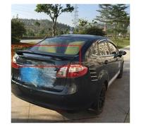 Car Tail Wing For Fiesta For Sedan 4doors 2009-2016 ABS Plastic Rear Wing Boot Trunk Rear Spoiler Rear Roof Lip Spoiler(Gloss Black)