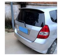 Car Tail Wing For Jazz Fit Spoiler 2003 2004 2005 2006 2007 ABS Material Car Rear Wing Primer Color Rear Spoiler Spoiler Rear Bumper Diffuser(Red)