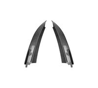 Car Tail Wing For Mercedes For Benz W204 For AMG 2008-2014 2/Pcs ABS Car Rear Bumper Lip Diffuser Splitter Winglet Apron Spoiler Rear Spoiler Wing(Carbon Look)