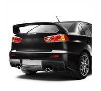 Car Tail Wing For Mitsubishi For Lancer For EVO 2008-2015 Car Rear Trunk Lid Spoiler Wings ABS Plastic Black Carbon Exterior Tuning Parts Rear Spoiler Wing(Glossy Black)