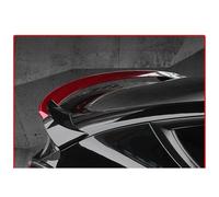 Car Tail Wing For Tesla For Model Y 2019 2020 2021 2022 Rear Trunk Lid Boot Lip Spoiler Wings Carbon Black Ducktail Car Tuning Accessories Styling Part Rear Bumper Diffuser(Black Red)