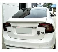 Car Tail Wing For Volvo For S60 2011 12 13 14 15 16 17 18 19 Sedan 4 Door Rear Trunk Lid Car Spoiler Wing ABS Plastic Exterior Accessories Parts Rear Bumper Diffuser(White)
