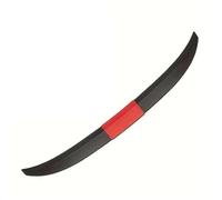 Car Tail Wing Universal Car Racing ABS Three-section Tail Wing Rear Trunk Lip DIY Spoiler Parts Accessories Rear Spoiler(Gloss Red)