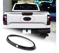 Car Tailgate Emblem Badge Logo Trim Cover Compatible with Ford Ranger 2023 2024 Rear Trunk Logo Cover Rear Tailgate Emblem Badge Logo Cover Accessories (Piano Black)