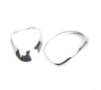 Car Taillight Trim Silver Rear Light Trim Frame for Fiat 500L 2014-2020 OEM Fitment ABS Cover Set