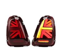 Car taillights Compatible With Mini For Cooper R56 R57 2007-2014 Union Jack Style Brake Reverse Tun Signal Lamps Car TailLights Assembly(Red Lens)