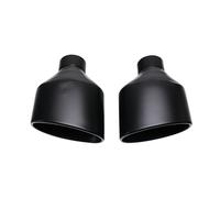 Car Tailpipe 1 Pair Stainless Steel 304 Oval Exhaust Tip 63mm For RS3 RS4 RS5 A4 A5 A6(P0dj3027f-Ir-matte)