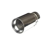 Car Tailpipe 1 Piece Universal Gloss Silver Blue Exhaust Tips For BMW F20 F21 F22 F23 F30 F31 F32 F33 F36 F10 F12(Silver)