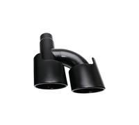 Car Tailpipe 1PCS Matte Black Car Exhaust Pipe 57mm Dual Tail Tip for C Class C250(P0ej30213e-L)