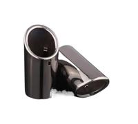 Car Tailpipe Accessories 2pcs Car Stainless Steel for Chrome Exhaust Headers Tip for Pipe Tail Rear Muffler for A4 B8 A4L Q5 2007-2014 Accessories(2 pieces-black)