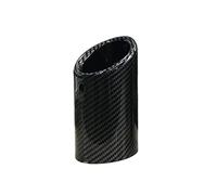 Car Tailpipe Accessories 2Pcs Tail Throat Exhaust tailpipe A1 A3 A4L A5 A6L Q3 Q5 Car cover muffler tip auto accessories(1pcs Carbon fiber)