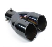 Car Tailpipe Accessories 63mm 2.5'' Universal Car Inlet Dual Rear Muffler Exhaust Tip Tailpipe Outlet Accessories And for Durable
