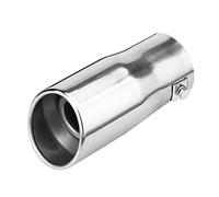 Car Tailpipe, Exhaust Tailpipe, Exhaust Rear Pipe, Car Modification Stainless Steel Exhaust Muffler Pipe Rear Tailpipe End Throat for 30-51 mm Diameter Exhaust Pipe(Slant)
