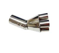 Car tailpipe For BMW K75 K100 K100RS K1100 stainless steel exhaust pipe adapter Upgrade 4-in-1 Collector Motorcycle Accessories Pipe Exhaust(35 degrees)