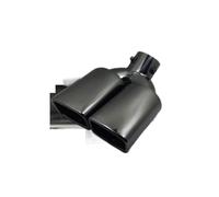 Car Tailpipe Square Mouth Double Out Car Exhaust for Pipe Car Muffler Exhaust Auto Accessories Tail Throat Liner for Pipe A1 A3 A4(4)