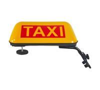 Car Taxi Signs - Bright Magnetic Taxi Sign Lamp Display for Rideshare | ABS with 12V Roof LED Ride Hailing Vehicles, Illuminated Top Light for Day Night Visibility and Professional Appearance