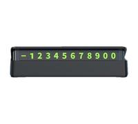 Car Telephone Number Plate Dashboard - Holding Indicator Emergency Contact, Sign Vehicle Front Visible Notice for Intermediate Stop Car, Interior Decoration for Drivers Communication Stopover