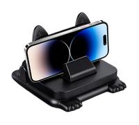 Car Temporary Parking Numbers Plate - 11.5cm ABS Dashboard Sign Phone Display Card Holder, Rotating Contact Notification Board, Auto Interior Solution | SUV Truck Vehicle Office Home Use
