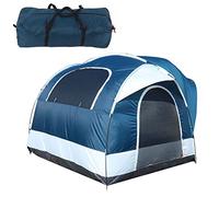 Car Tent, 210D Oxford Suv Tent, Weatherproof Tailgate Tent Double Layer Tent, Multifunctional Awning Camping Tent for 3-4 Person, Professional Outdoor Camping Gear