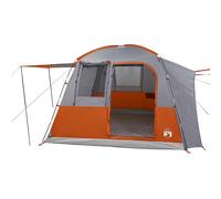 vidaXL Car Tent 4-Person, Car Tailgate Tent with Great Waterproof/Windproof, Outdoor SUV Tailgate Awning for Various Models, Grey & Orange Waterproof