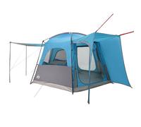 vidaXL Car Tent 4-Person Car Tailgate Tent Tailgate Awning Blue Waterproof