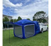 Car Tent 5-8 People, 3-Sided Breathable Door Tailgate Tent, Outdoor Use SUV Tailgate Awning, Suitable For Various Models, Car Rear Extension, UV Protection, Camping, Traveling