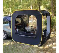 Car Tent 5-8 People, 3-Sided Breathable Door Tailgate Tent, Outdoor Use Tailgate Awning, Suitable For Various Models, Car Rear Extension, UV Protection, Camping, Traveling