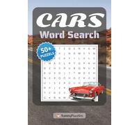 Car Themed Word Search Puzzle Book: Word Search Puzzles with Easy to Read Print about Cars and Automotives | 6x9 inches, 110 pages | 50+ Puzzles ... Gift for Vacations, Holidays, and Free Times