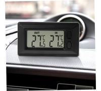 Car Thermometer, Digital Temperature Gauge with LCD Display, Car Interior and Exterior Air Thermometer for Cars UV Truck (with 1.5m Cable)