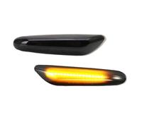 Car Third Brake Lights Fit For BMW X3 E83 X1 E84 X5 X53 E60 E61 E46 E81 E82 E90 E92 E87 E88 Sequential Flashing LED Turn Signal Side Marker Light Blinker(No Dynamic)